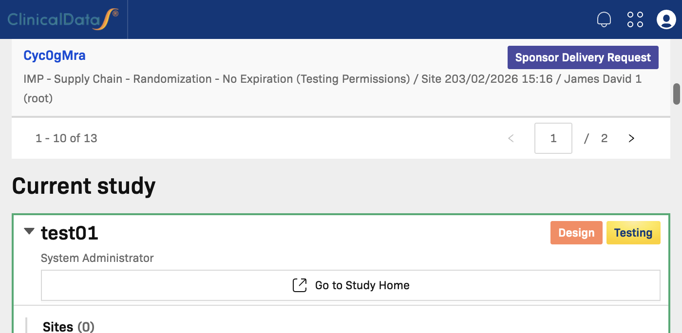 Current Study section